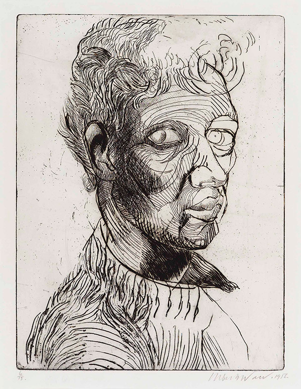 Self Portrait by Albert Adams