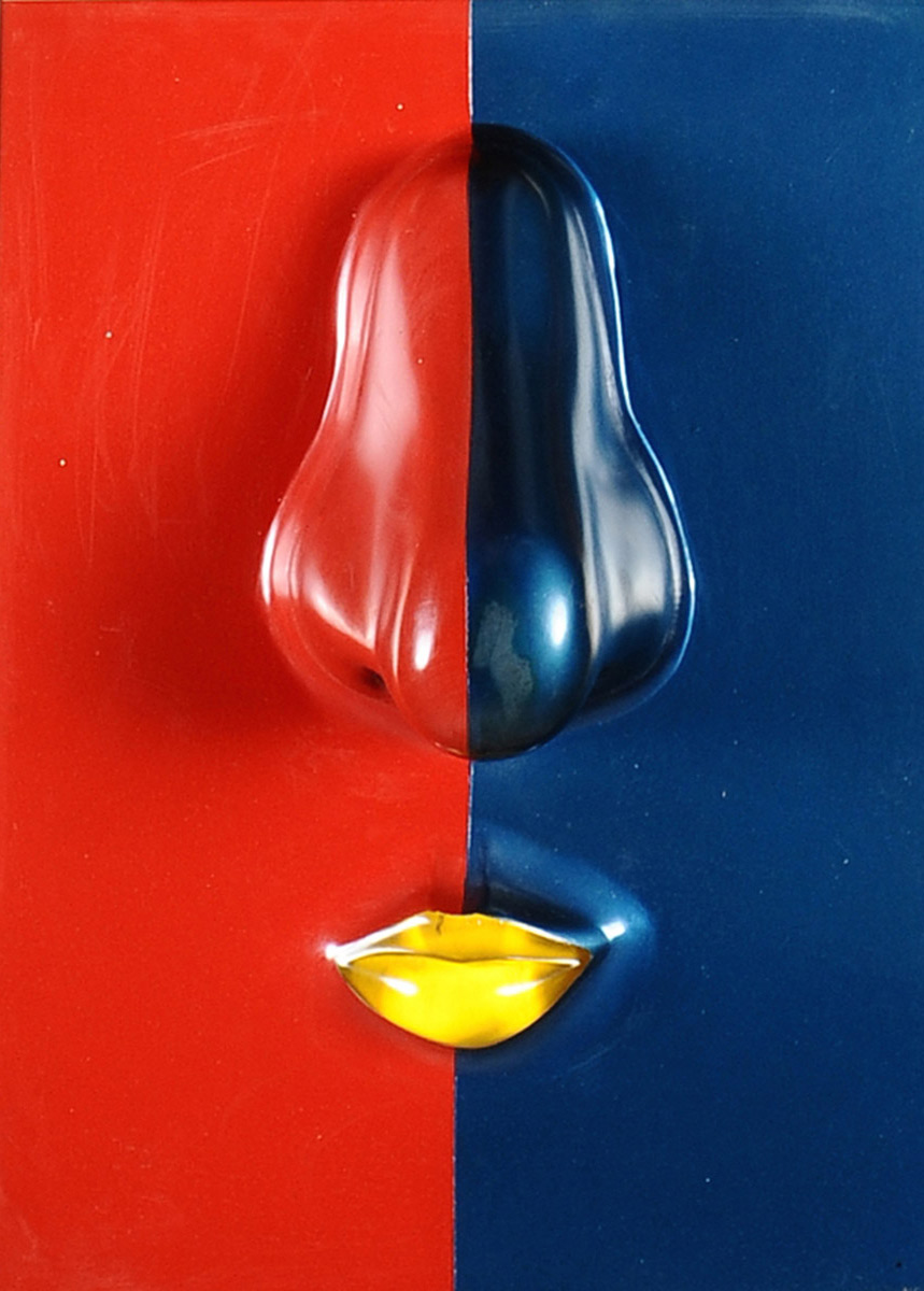 A Red and Blue Nose by Norman Catherine